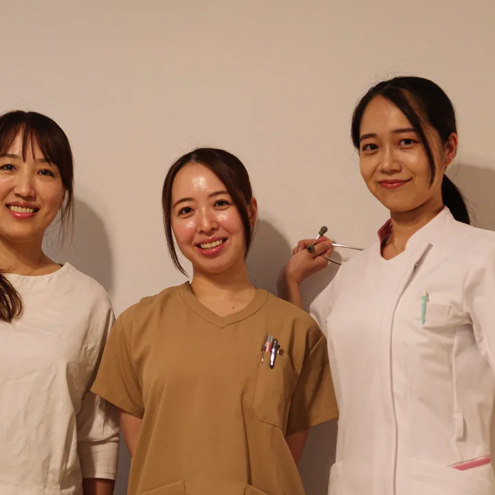 ふらわー訪問看護のスタッフ3人